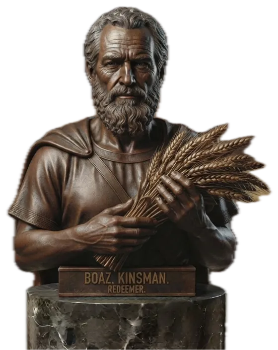 Bronze bust of Boaz