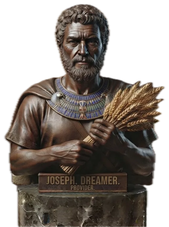 Bronze bust of Joseph