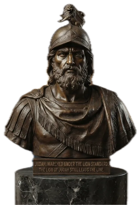 Bronze bust of The tribe of Judah